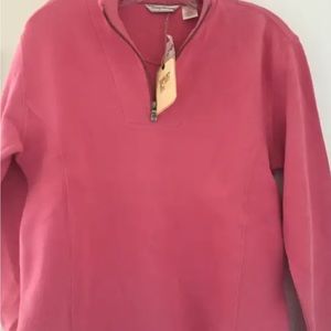 Tommy Bahama zip neck sweatshirt ladies